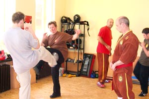 Schüler beim Weng Chun-Training