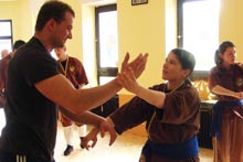 Weng Chun Kung Fu Training mit Männern und Frauen